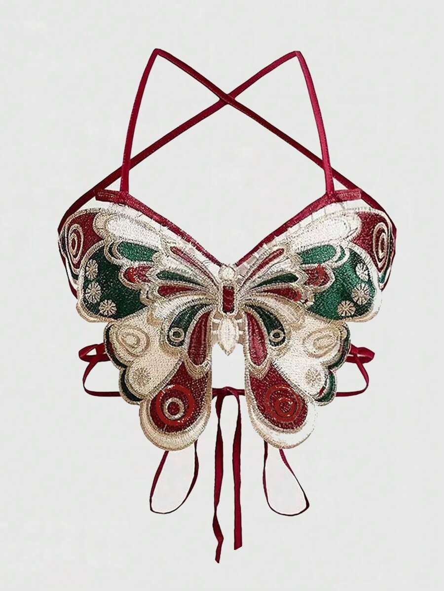INKIYA™ Butterfly Halter Top