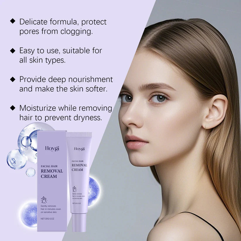 Painless Facial Hair Removal Cream