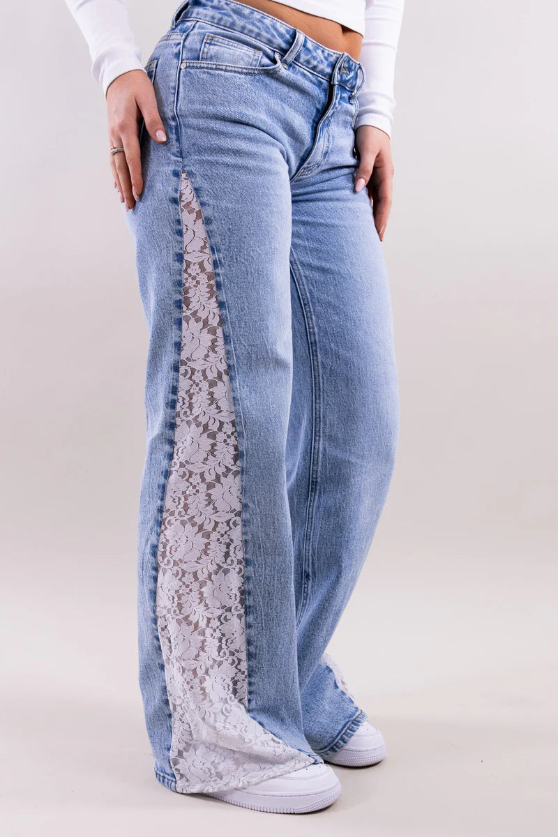 Lily lace jeans