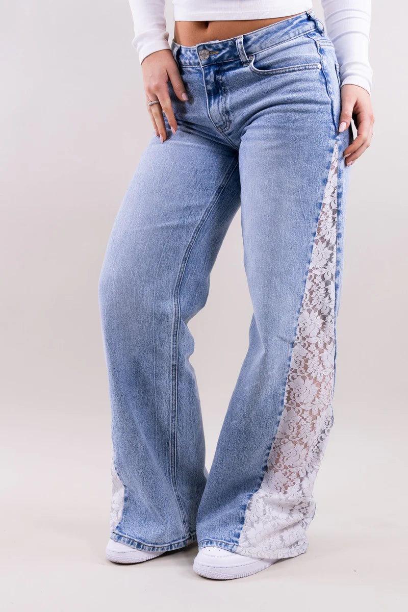 Lily lace jeans