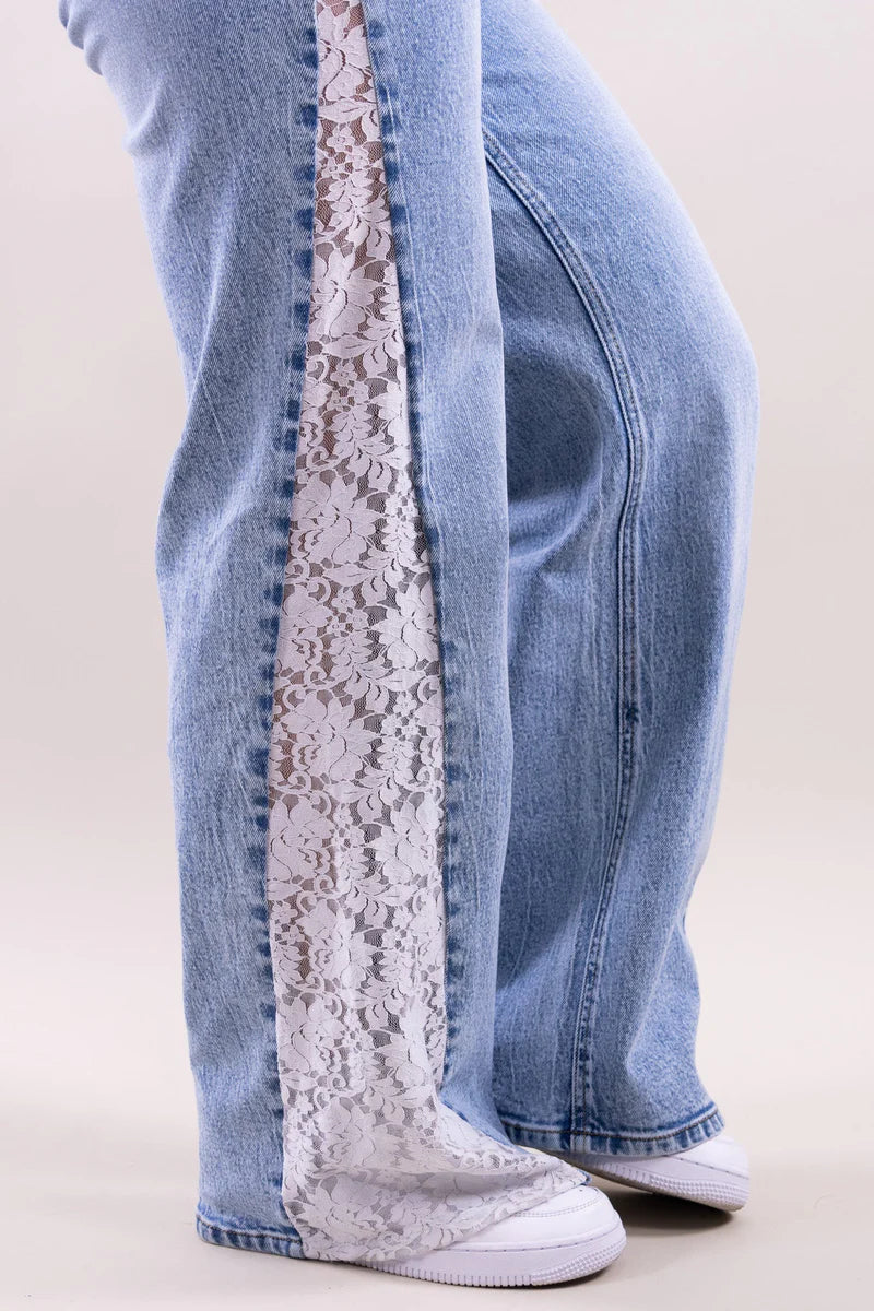 Lily lace jeans