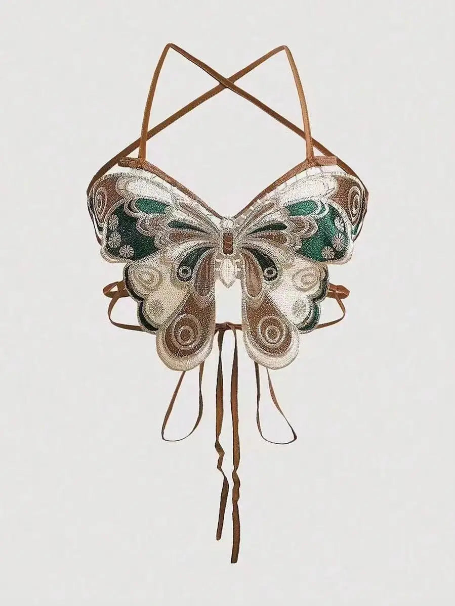 INKIYA™ Butterfly Halter Top