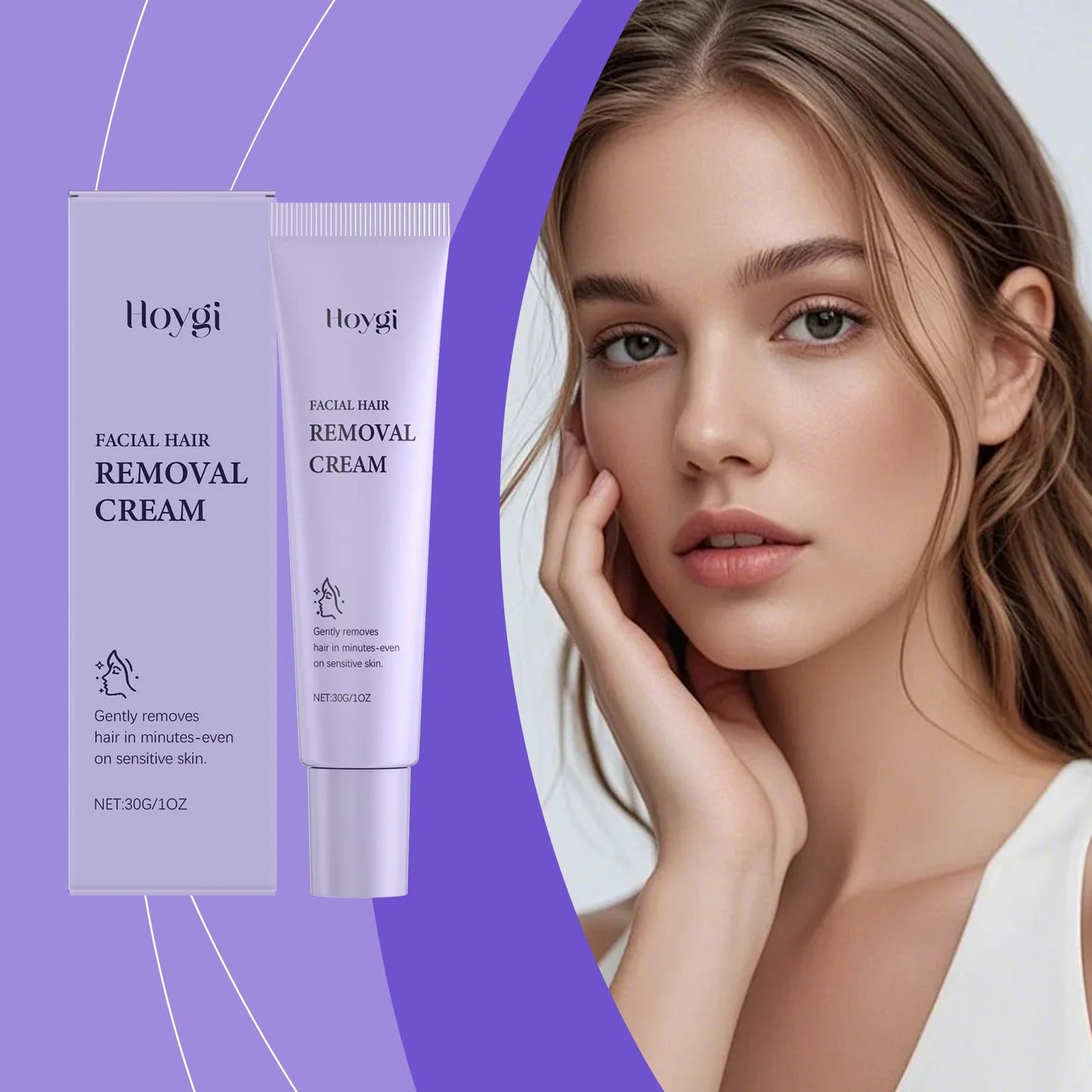 Painless Facial Hair Removal Cream