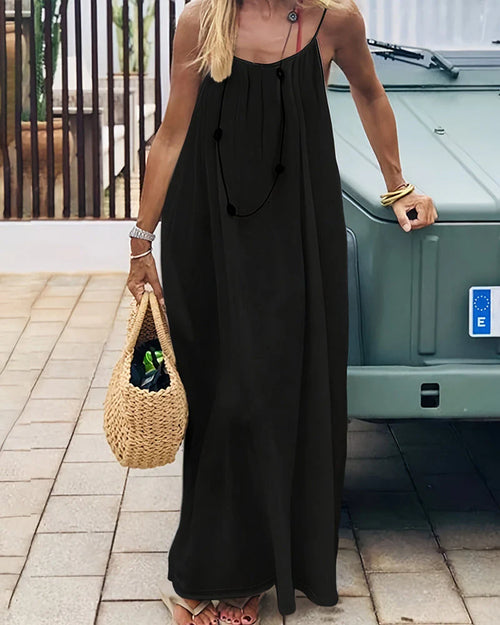 Romantic Backless Cami Dress