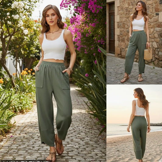 ComfyChic Wide Leg Casual Sweatpants