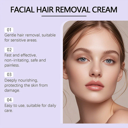Painless Facial Hair Removal Cream