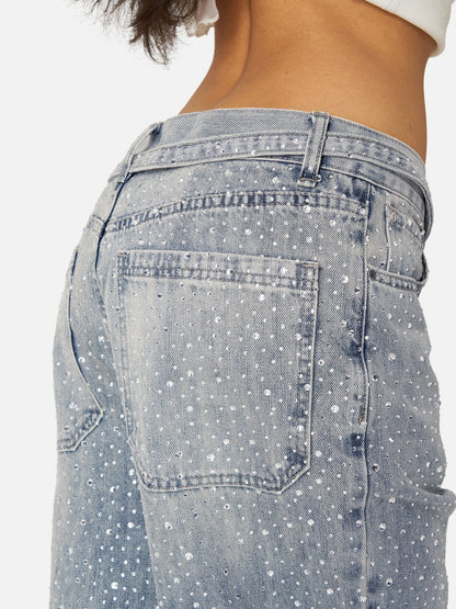 Aelfric Eden Rhinestone Baggy Jeans